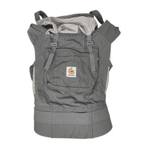 ErgoBaby Babywearing Chest Carrier Misty Gray Grey Infant Wearing Sling Used